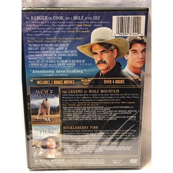 The Ranger The Cook And A Hole In The Sky + 2 Movie DVD New - Picture 2 of 3